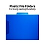 Staples File Folders, 1/3-Cut Tab, Letter Size, Assorted Colors, 6/Pack (TR10847/10847)~#|#~901B8B21-3BAB-427A-BD4A9D80B9CF0661_sc7