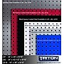 Triton Products LocBoard 18" x 36" x 9/16" Steel Square Hole Pegboard, 18 Assorted Hooks (LB18-1WH-KIT)~#|#~90207593-D6FA-4CB2-A657A4385FC943DD_sc7
