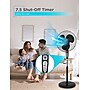 Black & Decker 18" Oscillating Pedestal Fan, 3-Speed, Black (BFSR18"B)~#|#~9034D414-D4E0-496E-9144096971EA227D_sc7