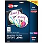 Avery Inkjet Media Labels, White Matte, 40 Disc and 80 Spine Labels/Pack (8960)~#|#~sp97452318_sc7