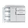 Viva Comfort 36.75"H x 42"W Exam Room Medical Cabinet, 3-Doors, 3-Drawers, Gray (ADIME902-BASE-42-NS-GRY-MK)~#|#~905FFD19-DBF2-42BD-B73EEEA699BCFE49_sc7