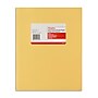 Staples Matte 2-Pocket Plastic Portfolio Folder with Fasteners, Yellow (55475)~#|#~90C2313C-505C-4C63-BFEAC57E896E4C7F_sc7
