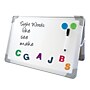 Flipside Magnetic Dry-Erase Desktop Easel, Aluminum Frame, 1.5" x 1" (FLP50000)~#|#~90E22966-D7A0-4076-9A14B2EC38865F01_sc7
