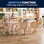Flash Furniture Emmy Rectangular Activity Table Set, 23.625" x 47.25", Height Adjustable, Natural (YU06036RECTBLNA)~#|#~90F6740E-9F2A-43FD-939EEB182C350CC8_sc7