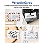 Avery Integrated Cards, 4" x 6", Glossy White, 100/Box (95344)~#|#~90F8783F-4C7D-45CD-B2B1FB023F932E99_sc7