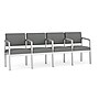 Lesro Lenox Steel 4-Seat Tandem Seating, Open House Asteroid/Silver (LS4103.SSV-01OHAS)~#|#~9119526D-6729-4C37-8E69440F1C880DD4_sc7