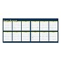 2027 House of Doolittle 60" x 26" Yearly Dry Erase Wall Calendar, Yellow/Blue (HOD3974)~#|#~912FCF88-49B2-4F54-A5C99D4686826DBB_sc7