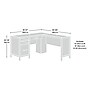 Sauder Pacific View 58"W L-Shaped Computer Desk, Prime Oak (433562)~#|#~91320FC5-2DDF-490E-B8AED663A6D6D7DC_sc7