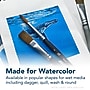 Princeton Aqua Elite Short Handle Watercolor Synthetic Round Brush, 2/Pack (PBXP4850R6-2)~#|#~913921DD-6A21-4EC8-8D576F8E7602231C_sc7