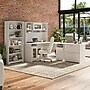 Bush Furniture Cabot 60"W L Shaped Computer Desk with Storage, White (WC31930K)~#|#~91436FBD-C62E-476E-B60EE7EE71F528A0_sc7