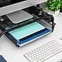 Mind Reader Monitor Stand with Paper Tray, Up to 24" Monitor, Black, 2/Pack (2MESHMON-BLK)~#|#~914C7DAD-CE08-4052-AAE8A8EF890A7138_sc7