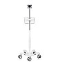 Viva Comfort Steel Welch Allyn 4400 Vital Signs Monitor Steel Mobile Stand with Storage Basket, White (ADIME911-01-MK)~#|#~91525F13-3E2B-471C-9A3662F15E002B74_sc7
