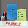 Staples Ultra Sticky Notes, 4" x 6", Summer Breeze Collection, Lined, 45 Sheets/Pad, 24 Pads/Pack (ST62892)~#|#~915BFFF7-6AE6-41ED-B97CC92E9C1F36DB_sc7