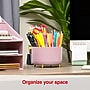 Staples 5-Compartment Rotating Plastic Desk Organizer, Dusty Pink (ST63865)~#|#~915E06DF-39F5-4A78-AB197BB0158B5DB8_sc7