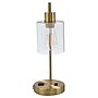 Lavish Home 16.14" LED Table Lamp with USB Ports, Gold (72-LMPDKIND-1G)~#|#~91652D1E-6279-4DB8-9D0D37F36180A8FB_sc7