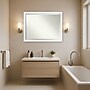 Amanti Art Vanity White Narrow Frame Wall Mirror, 33.5" x 43.5" (A42674593670)~#|#~9174C481-C7EC-4664-86B8769942D79750_sc7