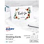 Avery Half-Fold Greeting Cards with Envelopes, 5.5" x 8.5", Matte White, Inkjet, 20/Pack (03265)~#|#~917EF944-2539-490B-B4D603D3B1C16B64_sc7