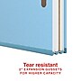 Staples Heavy Duty Pressboard Classification Folder, 1-Divider, 2" Expansion, Letter Size, Light Blue, 10/Pack (ST62740)~#|#~918FB962-E6D2-4DDC-8500B5D4F56EBC7A_sc7