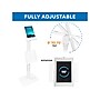 Mount-It! Adjustable Anti-Theft iPad Kiosk with Document Holder, White (MI-3770W_G10)~#|#~91975E8B-5230-428E-B39632288688F60E_sc7