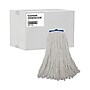 Boardwalk Cut-End Lie-Flat Wet Mop Head, Rayon, 16oz, White, 12/carton~#|#~91989243-70E6-4479-ACF8C3595D284439_sc7