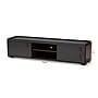 Baxton Studio Rikke TV Stand, Screens up to 78", Gray/Walnut (152-9152-HiT)~#|#~91A9B00C-AB9F-4011-892730A272732A99_sc7