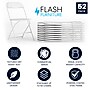 Flash Furniture HERCULES™ Plastic Armless Folding Chair, Premium White, 52/Pack~#|#~91BD1494-C946-4DDF-AFEA0C8D7178D7C7_sc7