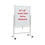 Excello Global Products Double Sided Magnetic Mobile Dry-Erase Whiteboard Easel, 36" x 42" (EGP-HD-0546)~#|#~91CEAB69-0EB8-4720-8467E86D1622AF85_sc7
