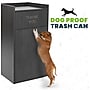 Alpine Industries Wood Trash Can Enclosure with Tray Top, 40 Gallon, Black (476-BLK)~#|#~91D08117-7C3A-4B3A-95E26F3B536E1B78_sc7