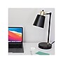 V-Light LED Desk Lamp, 19"H, Gold/Black Matte Metal (SV20106TH)~#|#~91E3BF17-A9B1-4AB6-BAA9310461163345_sc7