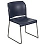 Flash Furniture HERCULES Series Plastic Contoured Stacking Chair, Navy/Gray (RUT238ANY)~#|#~91F591F0-EE84-4F63-8B5F1D4525E2C5A5_sc7