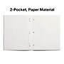 Staples Smooth 2-Pocket Paper Folder with Fasteners, White, 25/Box (50778/27545-CC)~#|#~91FE9AAF-FA3E-4CCD-BB8B09A64F421F1F_sc7