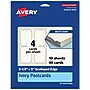 Avery Matte General Use Blank Cards, Ivory, 40/Pack (95342)~#|#~91FFB480-FAF2-40E6-8198DCAB423B7514_sc7