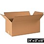 24" x 12" x 10" Shipping Boxes, 32 ECT, Brown, 25/Bundle (241210)~#|#~920A1B27-5599-412C-8D3F2A529006D8EB_sc7