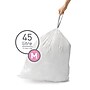 simplehuman 12 Gallon Trash Bag, Low Density, White (CW0261)~#|#~9234CFBB-6042-4D29-A4FB0534BEF322FE_sc7