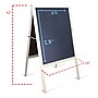 Flipside Chalkboard Marquee Easel, 42", Black/Natural Wood (31222)~#|#~925C9A15-34AF-4FEC-ACD8D5F88C3AB230_sc7
