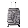 TUCCI TRAVOLA  3-Piece Hardside Luggage Set with Spinner Wheels, Charcoal Geometric (T0808-03PC-CHL)~#|#~9273ADAD-AF20-437E-8782E418C3895A7B_sc7