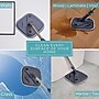 True & Tidy TrueClean Microfiber Spin Mop & Bucket Kit, Gray/Teal (SPIN-800 GRAY)~#|#~92864135-6B9D-4E5B-AD2371B21062221B_sc7