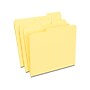 Staples Reinforced File Folders, 1/3-Cut Tab, Letter Size, Yellow, 100/Box (ST508903-CC)~#|#~928BCF18-C3F3-4479-B318565084E33C84_sc7
