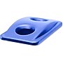 Rubbermaid Commercial Slim Jim Open Bottle Recycling Lid, Blue, 4/Carton (RCP269288BECT)~#|#~92A5BBFB-DF6A-4508-8485D94F121BC1C7_sc7