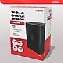 Staples 24-Sheet Cross-Cut Paper Shredder, High-Capacity Office Shredder, Shreds Paper/Credit Cards/CDs, 7.4 Gallon, Black~#|#~92B7EDA6-3BF1-4792-B60EA6AA2FF4662D_sc7