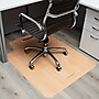 Mind Reader Hard Floor Chair Mat with Lip, 36" x 48'', Brown PVC (WDOFFCMAT-BRN)~#|#~92B9EA2D-A5EB-466D-8FFB2C31D58FBD6B_sc7