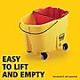 Rubbermaid Executive Series WaveBrake Plastic Dirty Water Bucket, 4.5-Gallon, Red (2064907)~#|#~92BA848D-6CA3-4329-9D4F93A8E1AF66AD_sc7