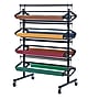 AdirKids 8 Roll Horizontal Craft & Butcher Paper Dispenser with Cutter, 52.6" x 24.02" x 37.97", Black (ADIKI300-02-MK)~#|#~92BC1493-98AB-41B1-8F39CA0761A88B6F_sc7