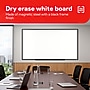 TRU RED™ Magnetic Steel Dry Erase Board, Black Frame, 8' x 4' (TR61183)~#|#~92BD9C68-901D-4BF5-B3A56E0AE149AD55_sc7