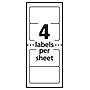 Avery Mini-Sheets Laser/Inkjet Shipping Labels, 2" x 4", White, 100 Labels/Pack (2163)~#|#~92BE6C04-04E9-4E3E-B7ED1C0EB9A209C4_sc7
