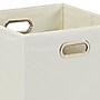 Household Essentials 23-Gallon Hamper, Polyester, Cream (5642-1)~#|#~92CC0837-1274-4BF8-B31A753147C29AE3_sc7