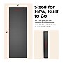 Sunny Health & Fitness High-Density 4mm Yoga Mat, Black (NO. 031-BK)~#|#~92D0C4AA-FB66-465B-BAE453DAB7BCD236_sc7