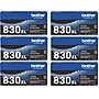 Brother TN830XL Black High Yield Toner Cartridge, 6/Pack~#|#~92D36293-8567-486A-A6D2B2CDD88A3521_sc7