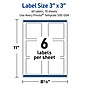 Avery Square Laser/Inkjet Multipurpose Labels, 3" x 3", White, 60/Pack (19479370828)~#|#~92DD04D4-57EF-460C-84C51A94B7DF2B2C_sc7