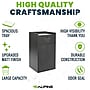Alpine Industries Wood Trash Can Enclosure with Tray Top, 40 Gallon, Black (476-BLK)~#|#~92E0556F-0307-4000-82C07B0581B1EA7B_sc7
